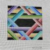 MULTICOLORED GEOMETRIC TEFILLIN BAG by Studio 2 MULTICOLORED GEOMETRIC TEFILLIN BAG by Studio 2