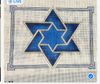 BLUE STAR INTERTWINED TALLIS TALLIT BAG by Julias Needleworks