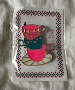 STACK TEACUPS NEEDLEMINDER MAGNET BIG BUDDY by Meredith Collection