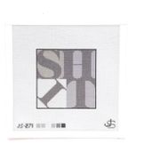 SHIT grayscale 4 " coaster insert by Jeni Sandberg