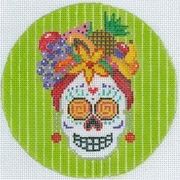 SUGAR SKULL with FRUIT by THE MEREDITH COLLECTION