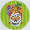 SUGAR SKULL with FRUIT by THE MEREDITH COLLECTION SUGAR SKULL with FRUIT by THE MEREDITH COLLECTION