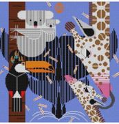 ZOO BABIES by Charley Harper 13 mesh