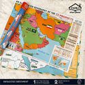 An Illustrated Geography of 25 Prophets, Stick-A-Knowlegde Map