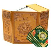 Tajweed Quran With English Translation & Transliteration In 30 Parts (Colors for box May Vary)