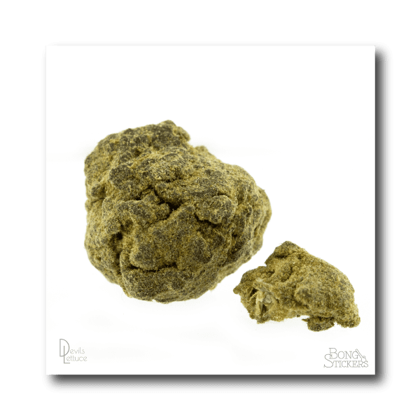 Moon Rock Hash - Marijuana Sticker 004