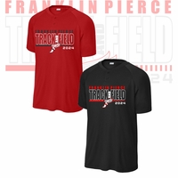 Franklin Pierce HS Track & Field Sport-Tek PosiCharge Competitor 2-Button Henley