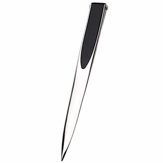 Silver & Black Letter Opener > Letter Openers Engraved