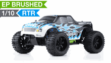 Exceed RC 1/10 2.4Ghz Electric Infinitive EP RTR Off Road Truck (Fire Blue) RC Remote Control