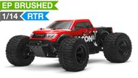 1/14 Tacon Valor Monster Truck Brushed Ready to Run 2.4ghz (Red) RC Remote Control Radio Car