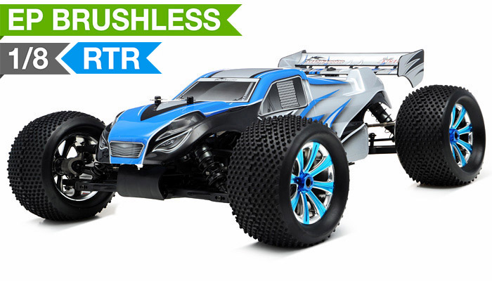1/8Th EP Mad Warrior Racing Edition Truggy Ready to Run RTR