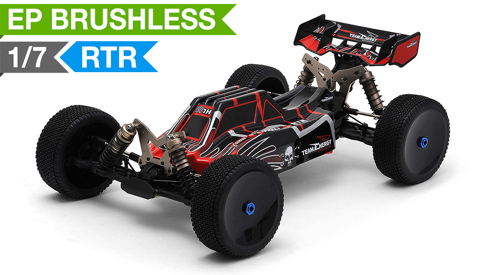 Team Energy A7X 1 7 Scale Brushless Powered Ready to Run Racing Buggy Dimension GT3X AFHDS 2.4ghz 3 Channel Radio System RC Remote Control