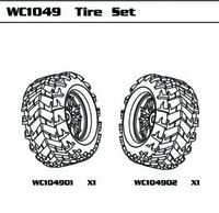 tires (pair) MAD-WC1049 tires (pair) MAD-WC1049
