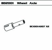 wheel Axle (SET) MAD-BD2001