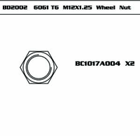 Wheel Nut (SET) MAD-BD2002 Wheel Nut (SET) MAD-BD2002