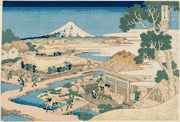 #44 Fuji from the Tea Plantation of Katakura