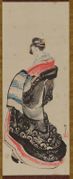 A Courtesan Standing
