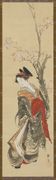 A Courtesan Under a Cherry Tree