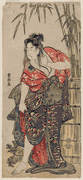 Actor Ichikawa Omezo I as the Shamaness Miko