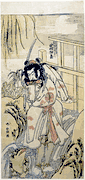 Actor Nakamura Nakazo as Tenjiku Tokubei