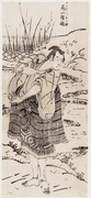 Actor Onoe Matsusuke I as the Sumo Wrestler Ushigase