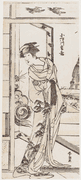 Actor Osagawa Tsuneyo II as Tsukisayo