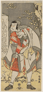 Actor Sakata Hangoro III as a Traveling Priest