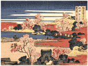 Cherry Blossom at Sakura no Miya in Settsu Province
