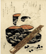 Chopstick Case and Lacquer Bowls