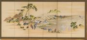 Country Scenes and Mount Fuji Panel 2