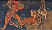 Kobo Daishi practicing the Tantra