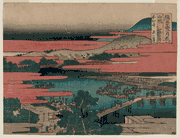 Moon at Shijo in Yamashiro Province