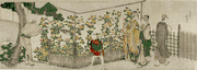 People Viewing Chrysanthemum Exhibit