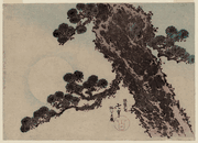Pine Tree and Full Moon