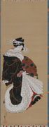 Portrait of a Courtesan Walking