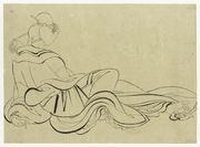 Seated Woman Scratching her Head