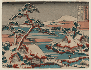 Snow at Saga in Yamashiro Province
