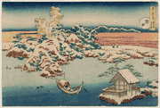 Snow on the Sumida River