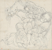 Soko Protecting Lady Fujiyo from danger