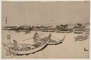 The Sumida River in Snow