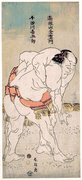 The Sumo Wrestlers Takaneyama Yoichiemon and Sendagawa Kichigoro