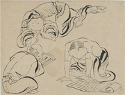 Three Figures Reading
