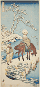 Traveler in Snow
