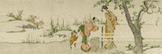 Two Women Spooling Silk