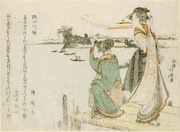 Willow Trees on the Sumida River