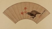 Young Crow and Maple Leaves