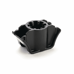 H-Mount for 0.5" standard bolts and Huck-Spin bolts, PA66HIRHSUV, Black, 900/pkg