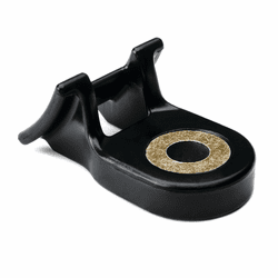 High Torque Mount, 0.327" Mounting Hole Dia, 114.0 lb/ft Max Torque , PA66HIRHSUV, Black, 500/pkg