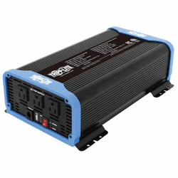 PINV1000SW-120 Tripp Lite series 1000W Light-Duty Compact Power Inverter - 3x 5-15R, USB Charging, Pure Sine Wave, Wired Remote