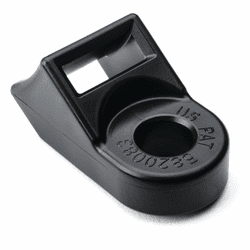 Standard Torque Cable Tie Mount, Mtg Hole Dia. 0.3125", Max Torque 115.0 in lbs, PA66HIRHSUV, Black, 100/pkg